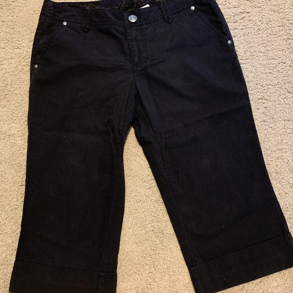 Street One women’s black capri pants Eur 38 size